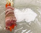 豚バラ肉巻き レタス 残り野菜作り方2写真