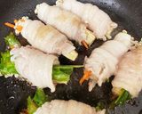 豚バラ肉巻き レタス 残り野菜作り方6写真