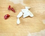新芯菜（なばな）のペペロンチーノ風炒め作り方2写真