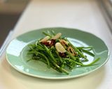 新芯菜（なばな）のペペロンチーノ風炒め作り方6写真