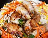 豚バラ肉巻き レタス 残り野菜作り方8写真