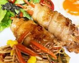 豚バラ肉巻き レタス 残り野菜作り方10写真
