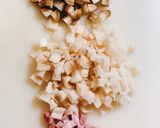 ごぼうとレンコン、ベーコンの炊き込みご飯作り方1写真