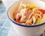 彩り野菜とロースハムの粒マスタードサラダ作り方3写真