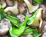 行者にんにくと鶏モツのアヒージョ♪作り方5写真