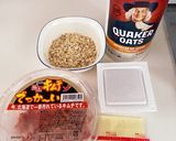 キムチーズ納豆オートミール作り方1写真