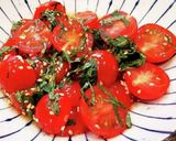トマトの塩だれ和え作り方4写真