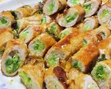絶品!豚肉の野菜巻き 照り焼き作り方16写真