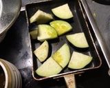 ナスのオイル焼き肉味噌かけ作り方2写真