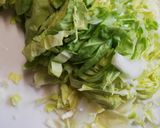 春キャベツと白すり胡麻のスープ作り方2写真