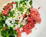 超簡単!豆腐とニラのつくねハンバーグ!作り方2写真
