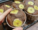 簡単にできる米粉のチョコバナナマフィン作り方8写真
