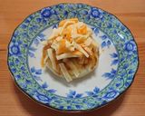 新玉ねぎのチーズ味噌まるごとレンジ蒸し作り方3写真