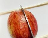 りんごのスワン2種類ーカービング作り方6写真