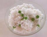 色が綺麗なグリンピースご飯作り方5写真
