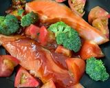 入れて煮込むだけ♪鮭のトマトパッツァ作り方5写真