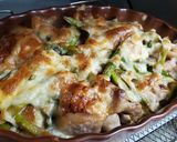 レモンと鶏アスパラのチーズ焼き作り方8写真