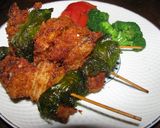 がっつり食べよう！豚シソと玉ネギ串カツ♪作り方5写真