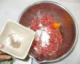 春キャベツハンバーグ♪簡単作り方4写真
