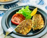 手軽に美味しい♡あじの香草パン粉ムニエル作り方5写真