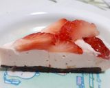 ストロベリーチーズケーキ三層作り方21写真