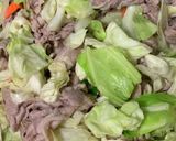 ズボラな親父の肉野菜炒めチャーハン作り方1写真