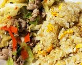 ズボラな親父の肉野菜炒めチャーハン作り方4写真