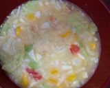 野菜たっぷり卵スープ作り方7写真