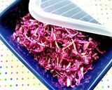 作り置き☆紫キャベツと生姜の甘酢漬け作り方5写真