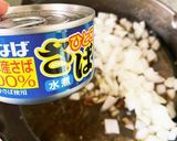 アヒージョからのオイルパスタ　キャンプ飯作り方2写真