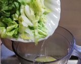 春キャベツと白すり胡麻のスープ作り方5写真