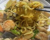 香ばしく焼いた麺、具沢山 餡かけ焼きそば作り方20写真