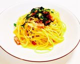ルッコラとベーコンのオイルパスタ作り方4写真