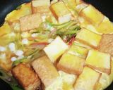 ◇絹厚揚げの簡単！卵とじ◇作り方5写真
