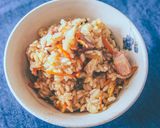 95℃ 低温調理で中華風おこわ作り方24写真