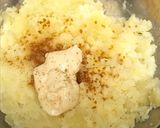 チーズ入りポテトもち/バジル塩&醤油味作り方3写真