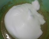 糖質オフ抹茶チョコバナナ豆乳ケーキ作り方4写真