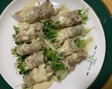 豆苗ともやしの肉巻き　ヘルシー料理作り方3写真