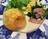 ほうれん草とベーコンの炒め物　簡単朝食作り方4写真