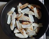 絹さやとかまぼこのバター炒め作り方4写真