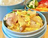中華風！親子丼弁当！　　タロの弁当128作り方4写真