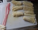 後味さっぱり！えのき茸の肉巻き作り方1写真