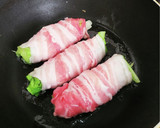 簡単 ロメインレタスの肉巻き黒酢作り方3写真