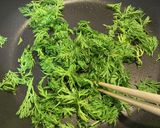 人参の葉っぱとツナのふりかけ作り方3写真