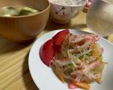 鯨ベーコンの春雨サラダ作り方6写真