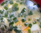 今が旬、ニラのかきたま味噌汁作り方2写真
