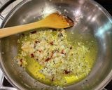 さらっと作るプリプリえびとアスパラパスタ作り方4写真