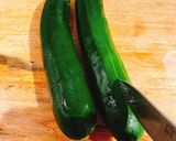 丸ごとズッキーニの豚肉ロール【肉巻き】作り方1写真