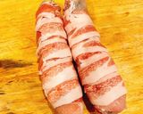 丸ごとズッキーニの豚肉ロール【肉巻き】作り方2写真