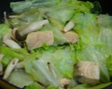 ヘルシー！レタスと鮭のさっと煮！作り方5写真